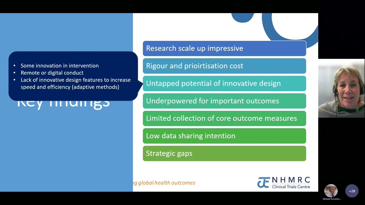 Statewide Biobank Seminar Series - Prof Angela Webster, Director of Evidence Integration, NHMRC CTC