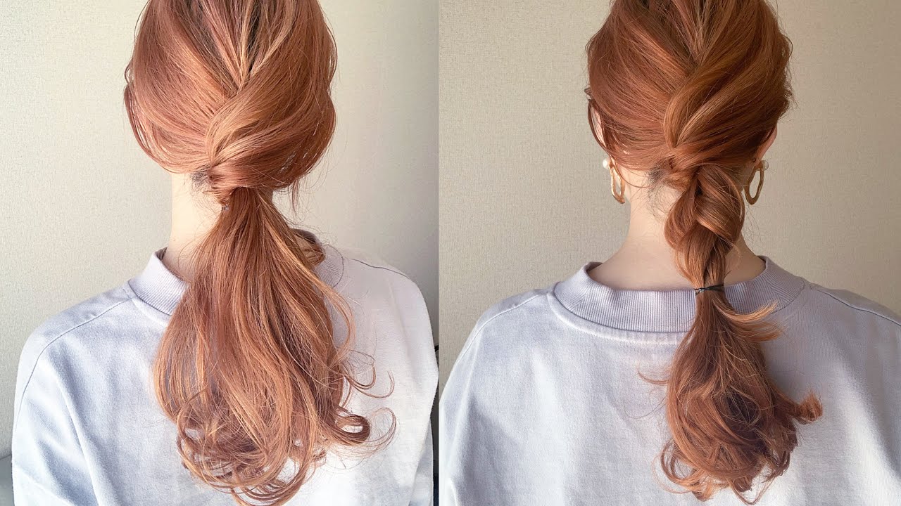 初級編☆必ずできる！毛量問わずにおすすめのポニーテールヘアアレンジ［ロング〜ロングボブ］Japanese  hair arrange