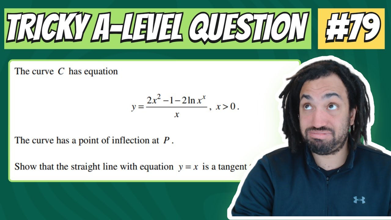 Point of Inflection | Tricky A-Level Maths Question #79