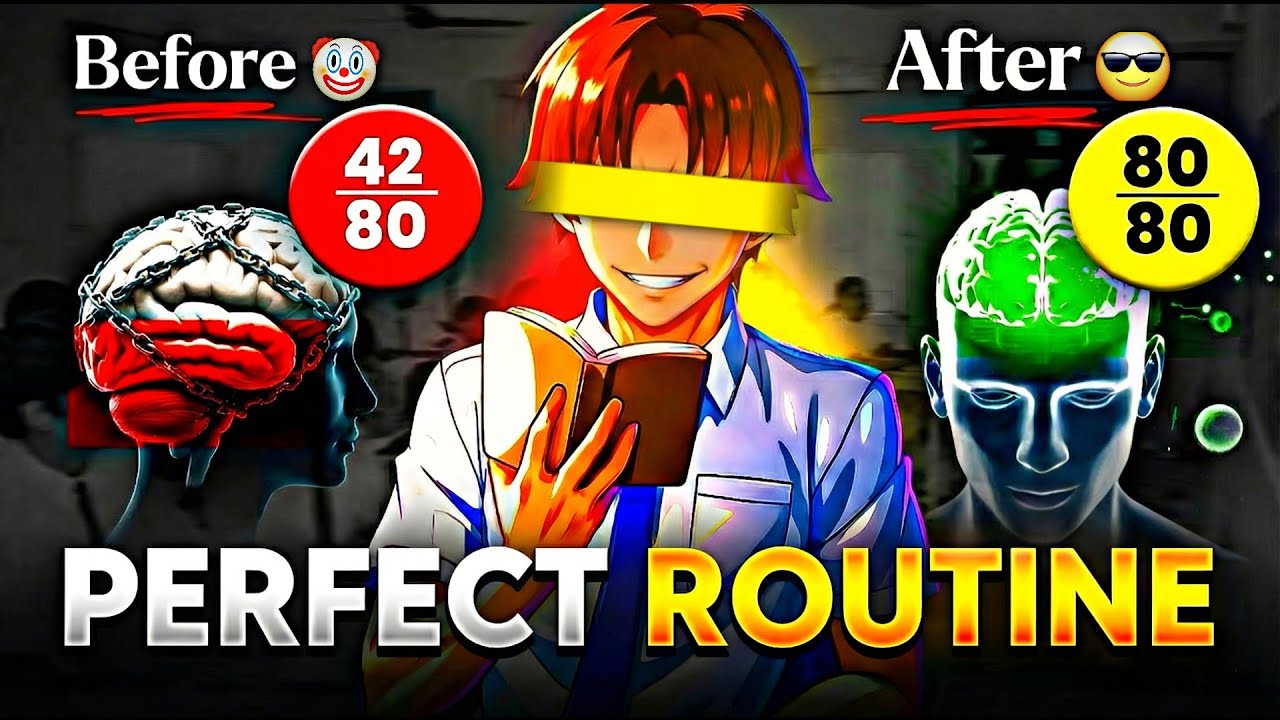 Top 1% Routine to Become Class Topper | Exam men Phaad do💀 #studymotivation