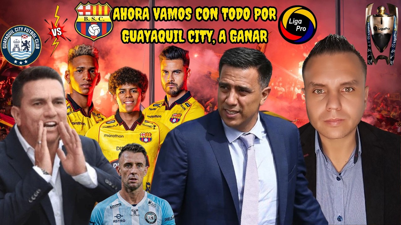 #ENVIVO 🟡⚫🔴CON TITULARES O SUPLENTES PARA JUGAR CON #GUAYAQUILCITY ? | NO HAY PAZ EN #BARCELONASC⚽🎙️