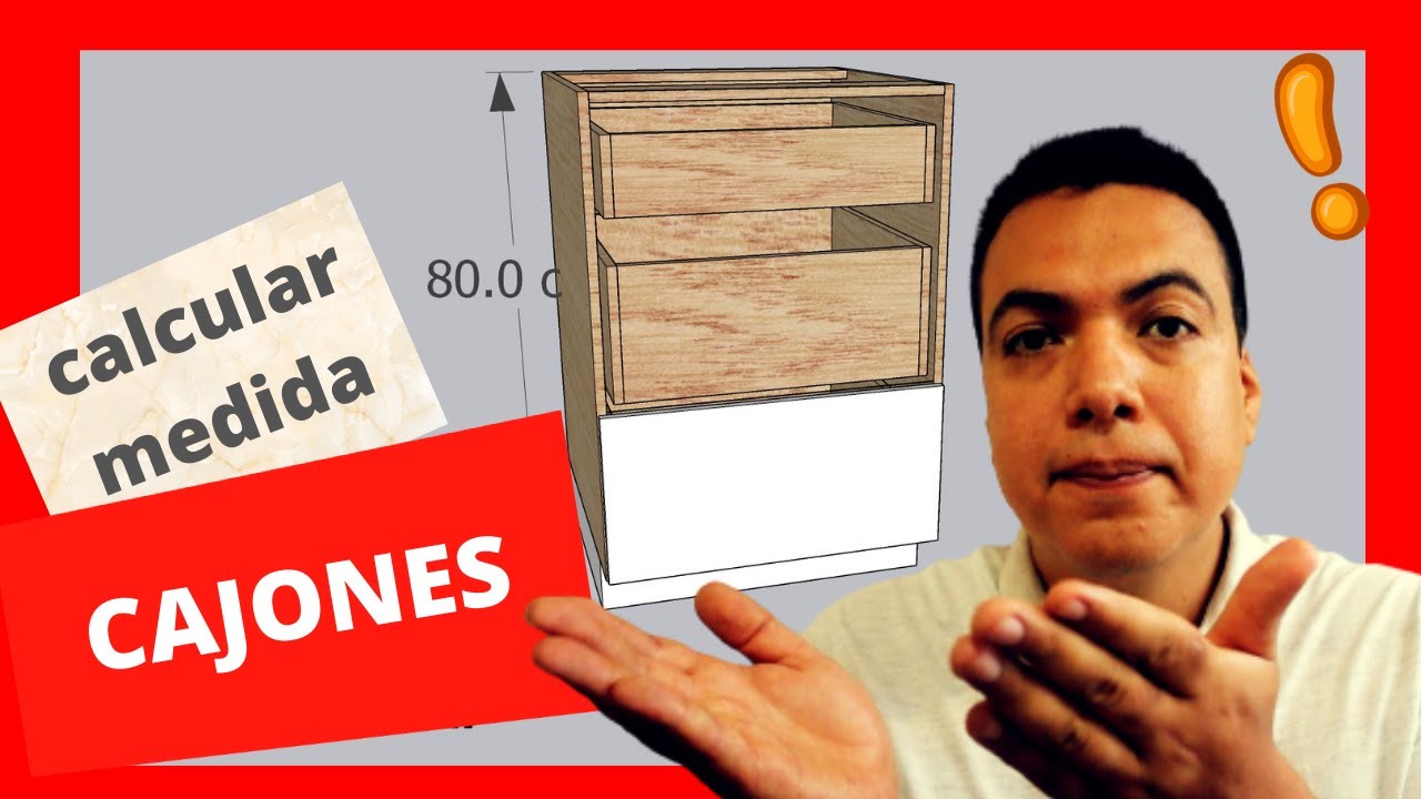 Cómo calcular la medida de los cajones