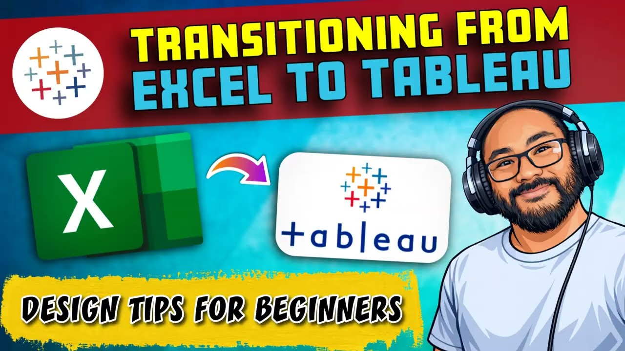 Переход с Excel на Tableau — советы по дизайну для начинающих.