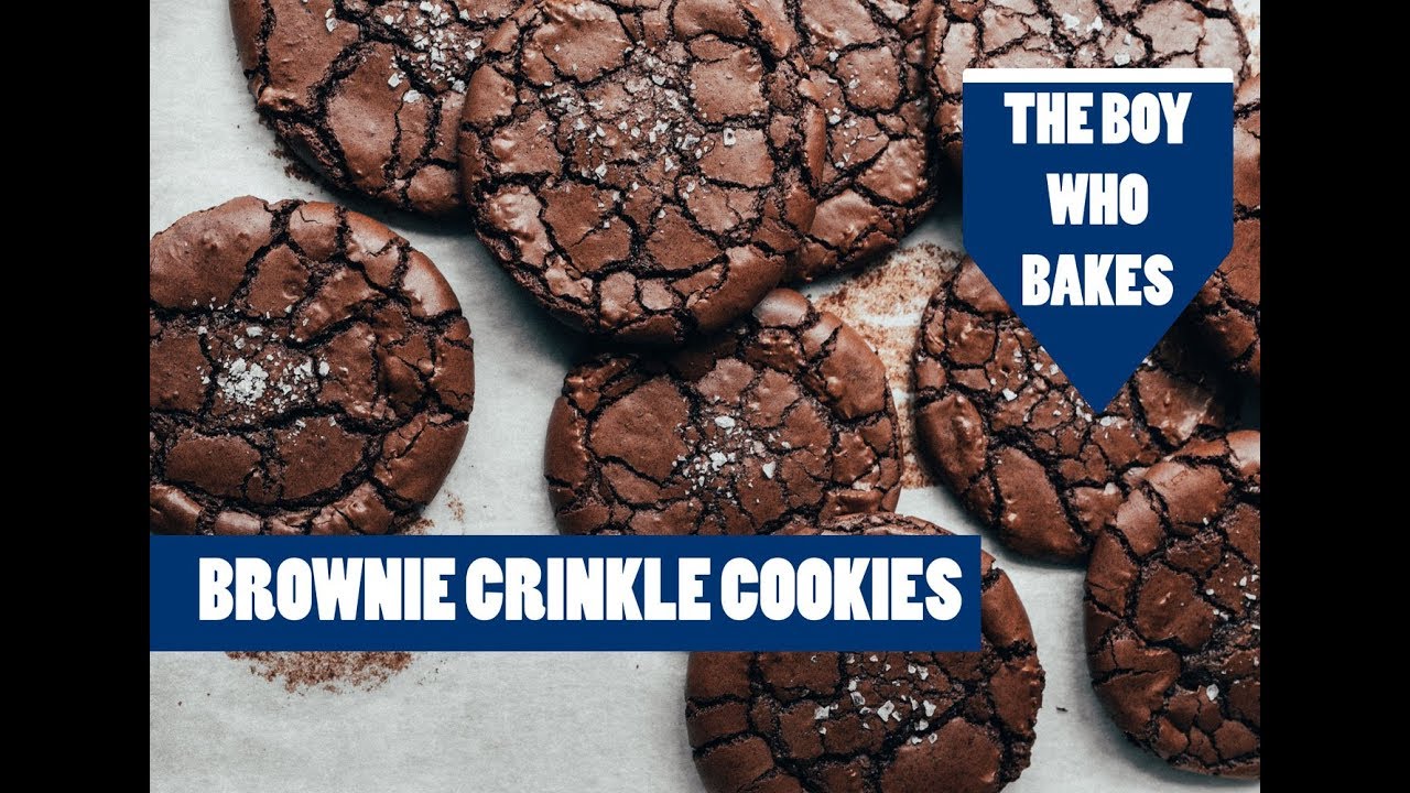 Brownie Crinkle Cookie Recipe - The Boy Who Bakes