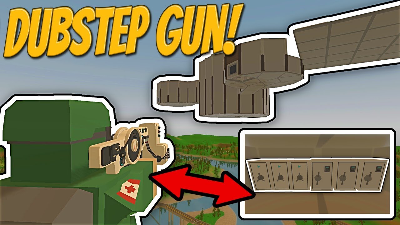 WE RAIDED WITH A MODDED DUBSTEP GUN! - Modded Unturned #3