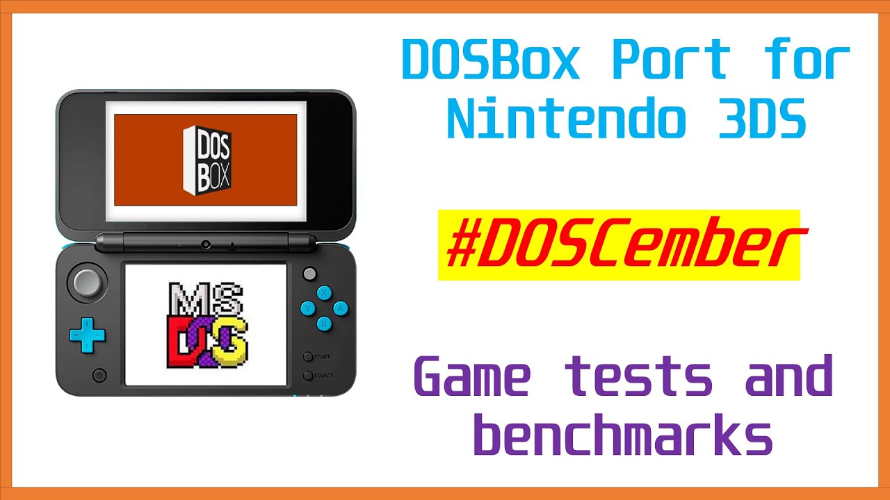 Retro DOS Gaming on New Nintendo 3DS / 2DS in 2022 - #DOSCember #Doscember2022