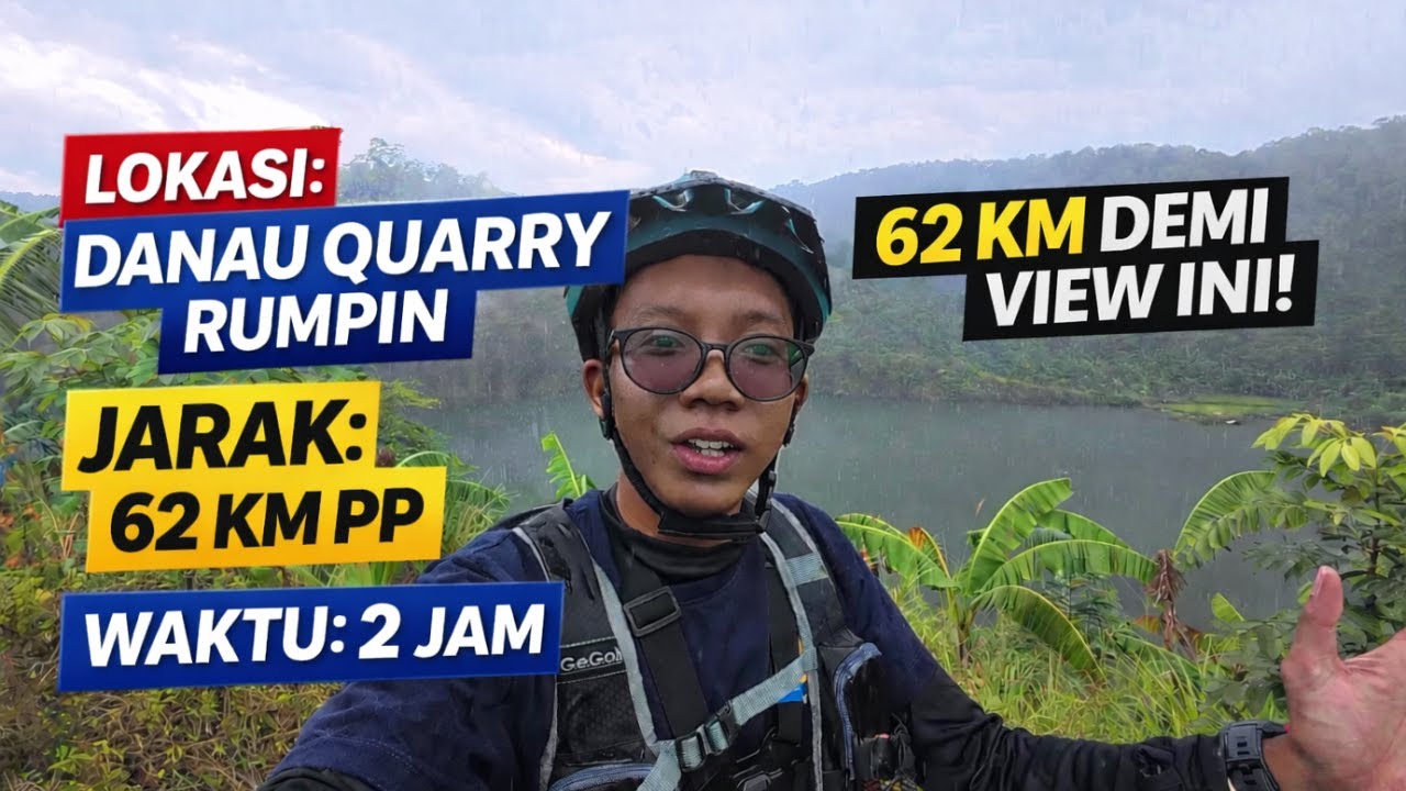 62 KM DEMI VIEW INI! Danau Quarry Rumpin Ternyata SEINDAH INI 😱