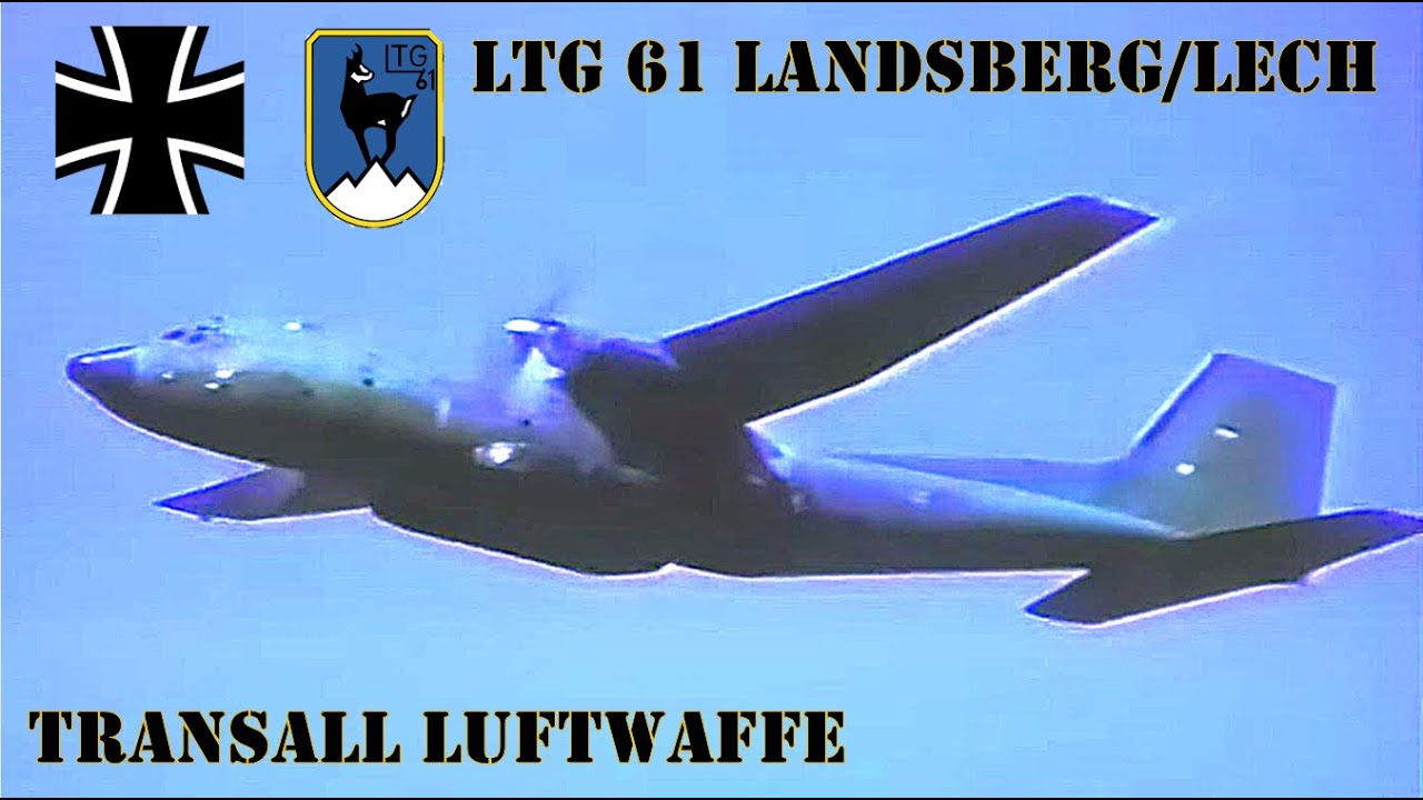 Transall Power! Luftwaffe LTG 61 Solo Display mit Take-off und Landing