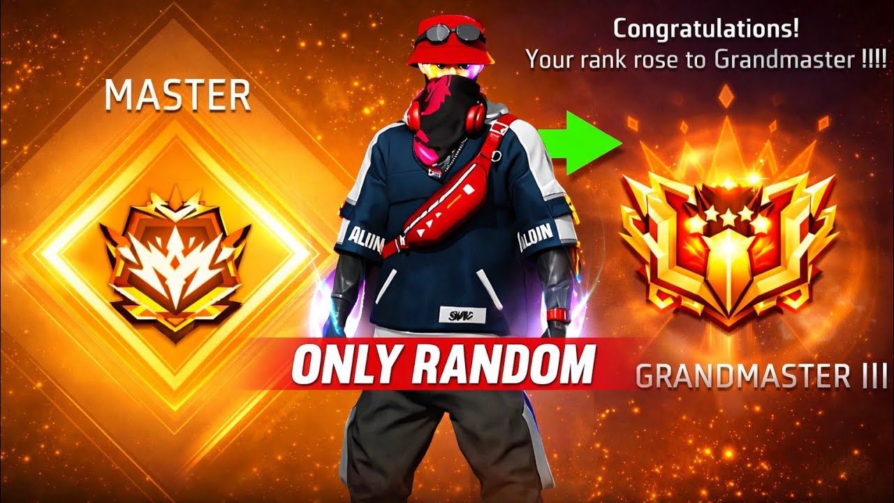VIVEK VK 10K 🔥 MASTER ➜ GRANDMASTER RANK PUSH | Free Fire MAX