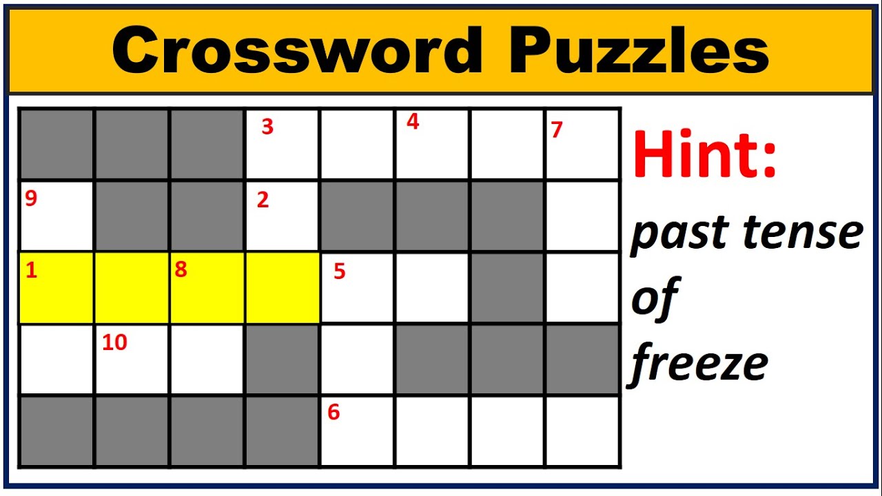 Crossword Puzzles | English Puzzle| Questions |Crossword Riddles|Tricky Riddles|How smart are you???