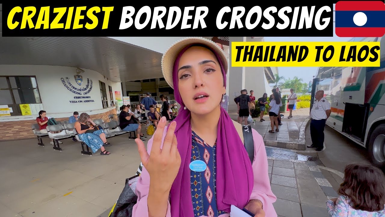 FINALLY CROSSING IN TO LAOS 🇱🇦 CRAZY LAND BORDER CROSSING FROM THAILAND S5 E22 SOUTH EAST ASIA TOUR