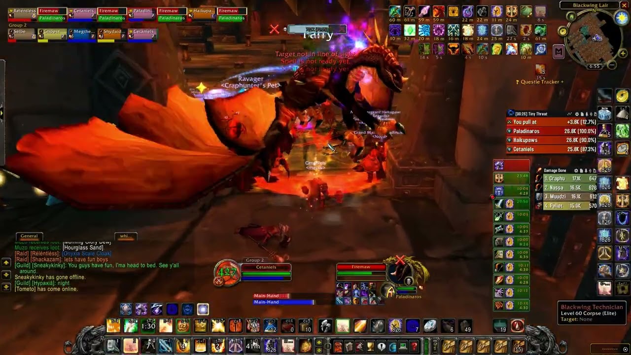 big d pally mt firemaw prepatch tbc
