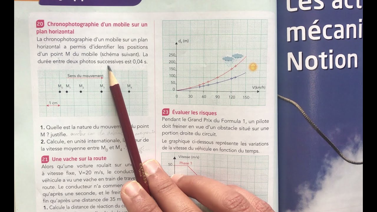 etincelle 3ac physique chimie p 90 exercice 20
