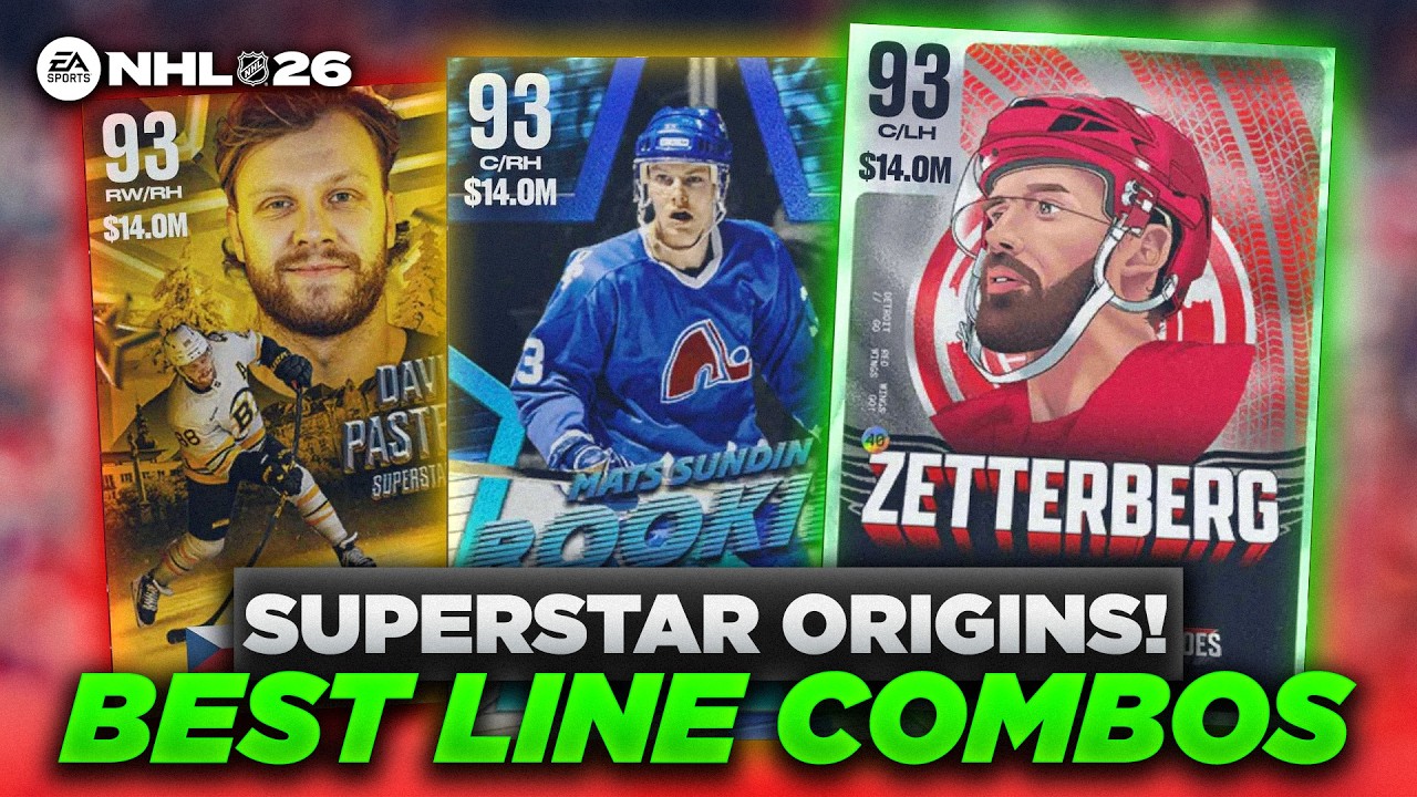 ЛУЧШИЕ КОМБИНАЦИИ ЛИНИЙ В NHL 26! | СОБЫТИЕ «ИСХОДЫ СУПЕРЗВЕЗД»!
