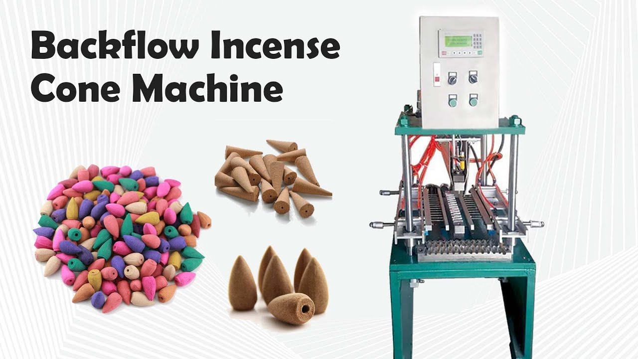 Backflow Incense Cone Making Machine | How to make waterfall incense cones with incense machine?
