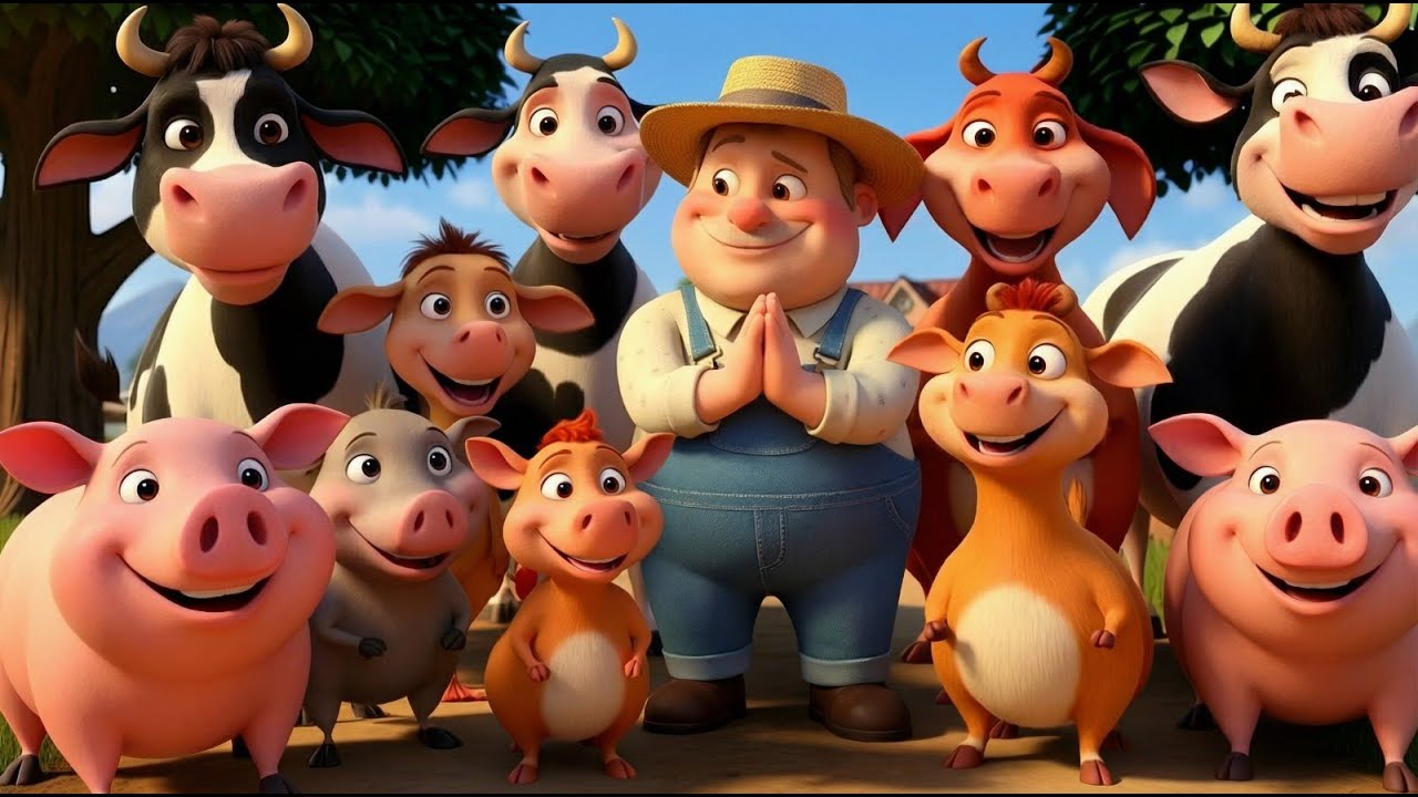 O Velho MacDonald Tinha uma Fazendinha em Português - Vídeo Infantil Educativo #oldmacdonald #kids