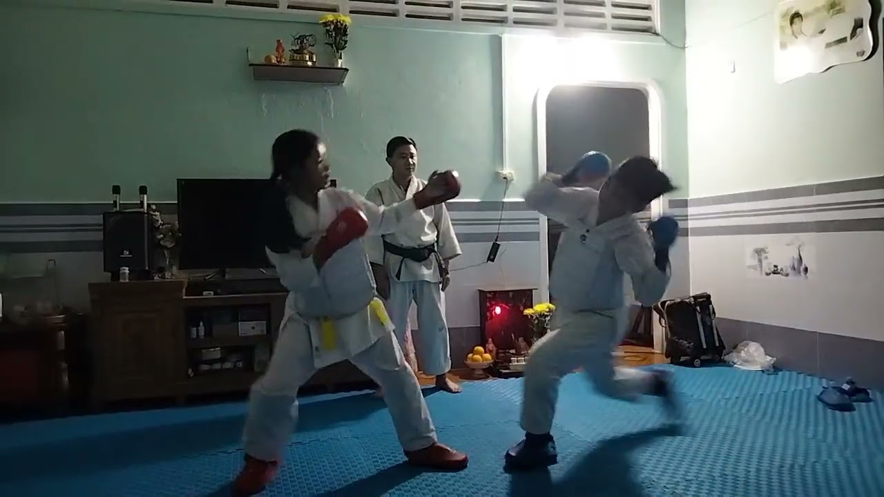 Rèn luyện Là Cách Duy Nhất Để Chiến Thắng Bản Thân #kumite #karate Tiền&Đạt