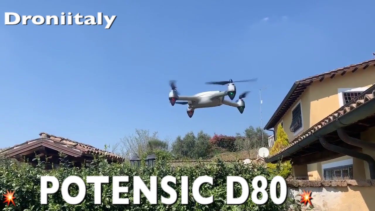 Drone potensic d80 ita - altezza massima -distanza massima e regolazioni all&rsquo;uso