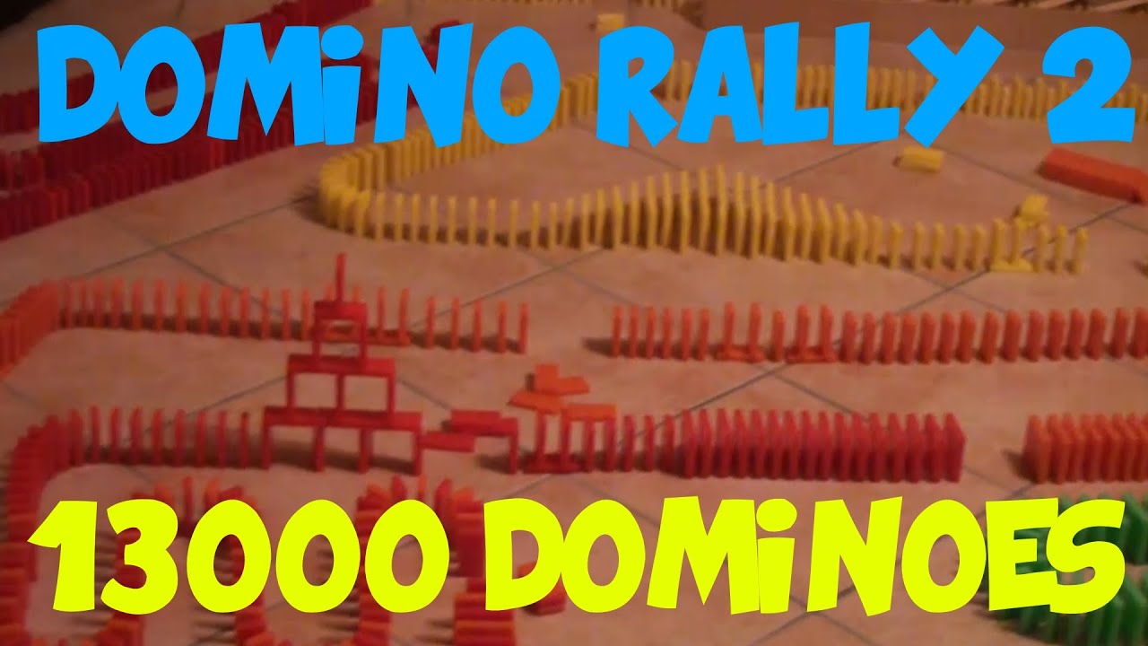 Domino Rally 2 - 13000 Dominoes !