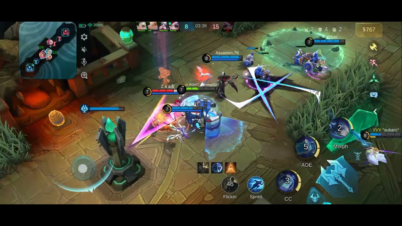 Try to use johnson in brawl 😂 | #noob #johson #mlbb #moyemoye 