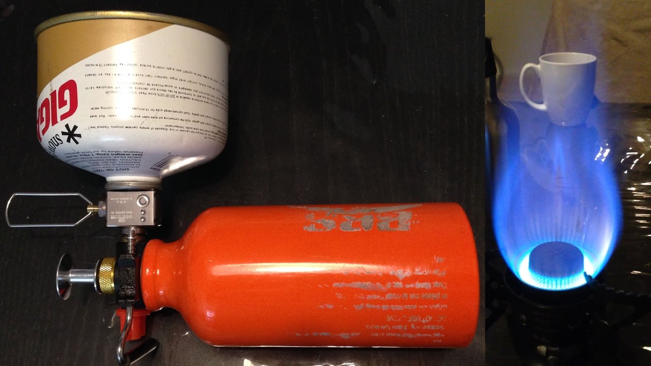 Optimus Polaris ガス灯油缶 PolarDawg 2（KEROSENE in a Gas Cartridge) [please view with PC]
