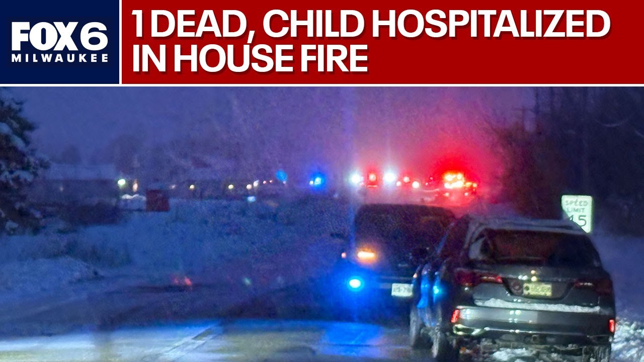 1 dead, child hospitalized in Raymond house fire | FOX6 News Milwaukee