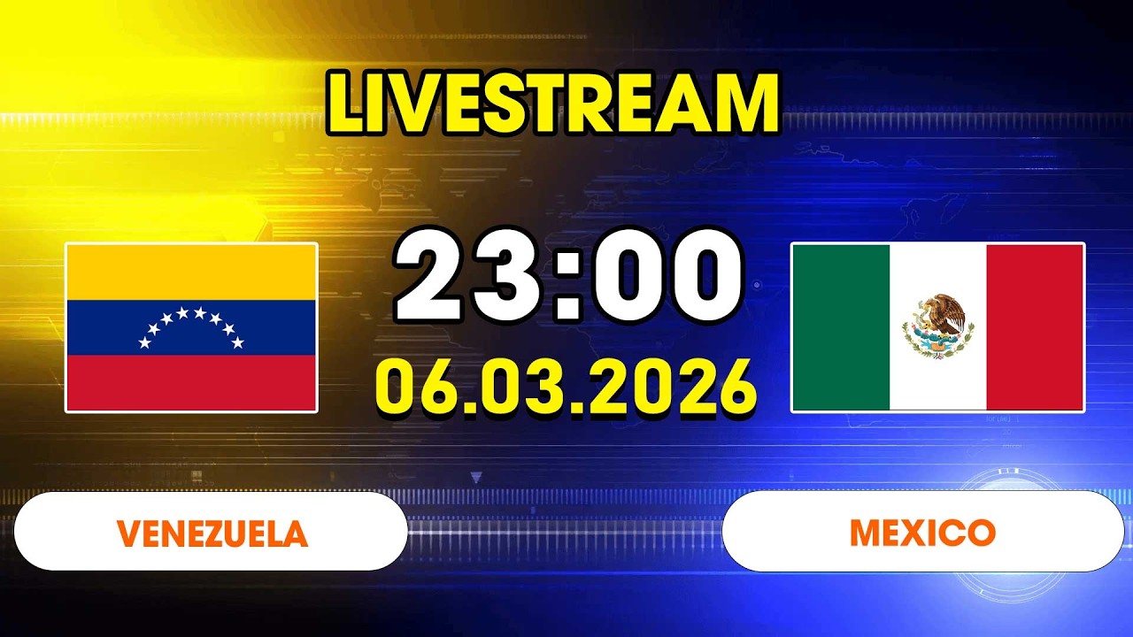 🔴 Venezuela vs Mexico | Mexico dồn ép, Venezuela hạ màn