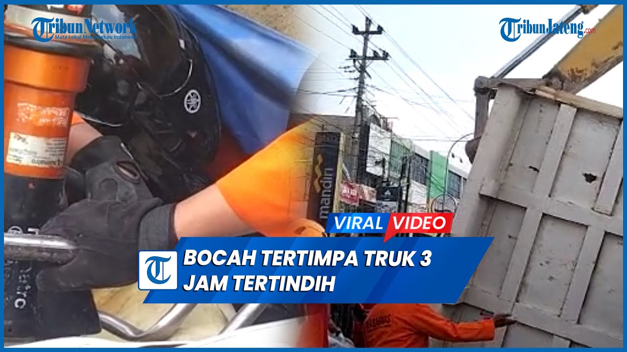 Detik-detik Penyelamatan Dramatis Bocah Tertimpa Truk Tanah, Selamat seusai 3 Jam Tertindih