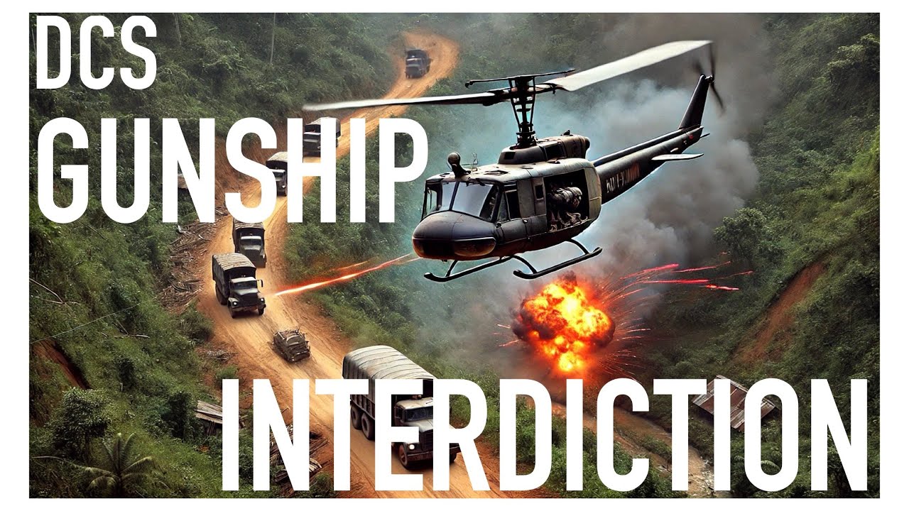 DCS Huey Gunship Interdiction, Multiplayer Server Mission
