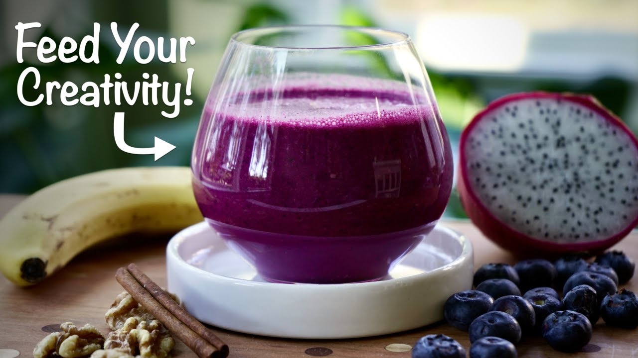 Vegan Creative Juice Breakfast Smoothie 💪 Feed Your Creativity!