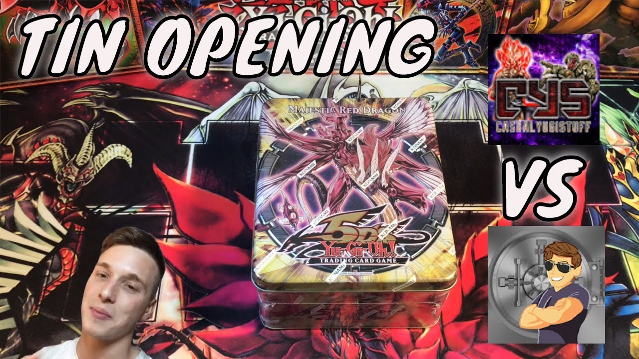 Yu-Gi-Oh 5Ds Majestic Red Dragon Collectable Tin Opening | Re-March Battle vs @TheCollectorsValut ☑️