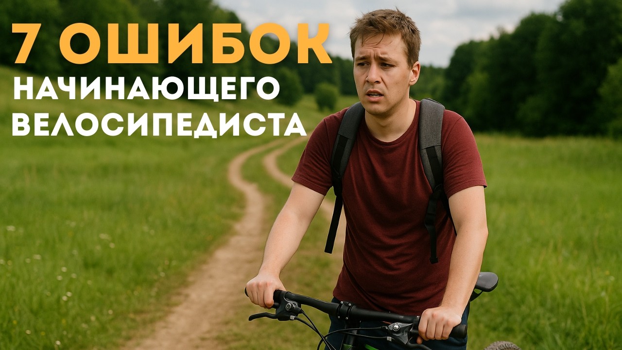 7 ошибок начинающих велосипедистов которые все совершают