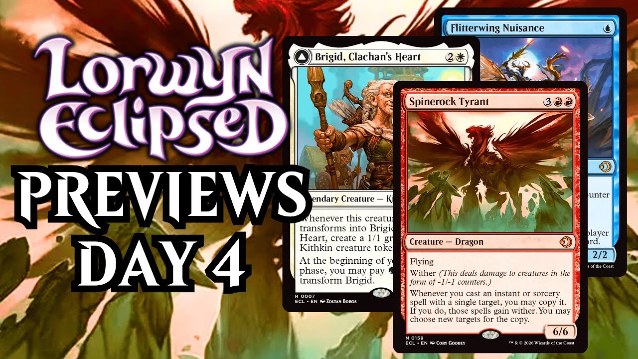 LOTS Of Cool Cards For Theme Decks | MTG Lorwyn Eclipsed Previews Spoilers