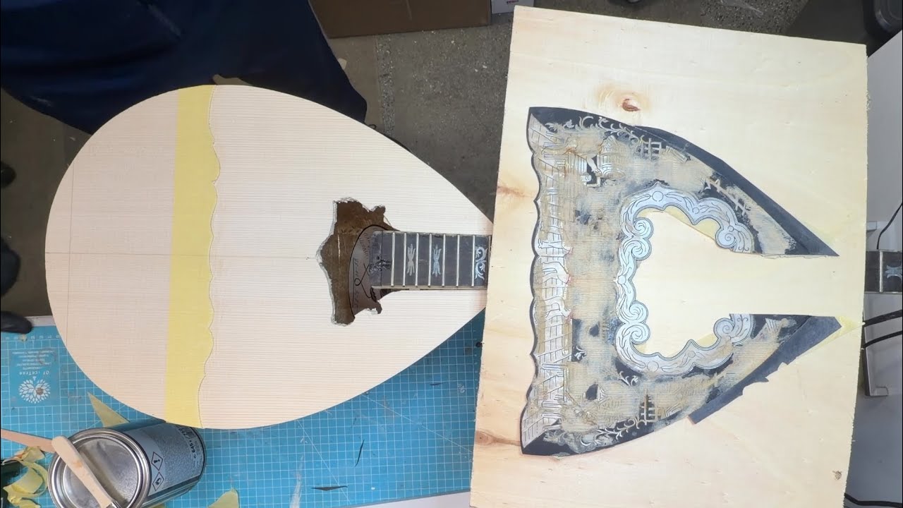 ΕΠΙΔΙΟΡΘΩΣΗ ΜΠΟΥΖΟΥΚΙΟΥ 50 ΕΤΩΝ Nr. 13 - Repairing a 50 year old bouzouki - No.13