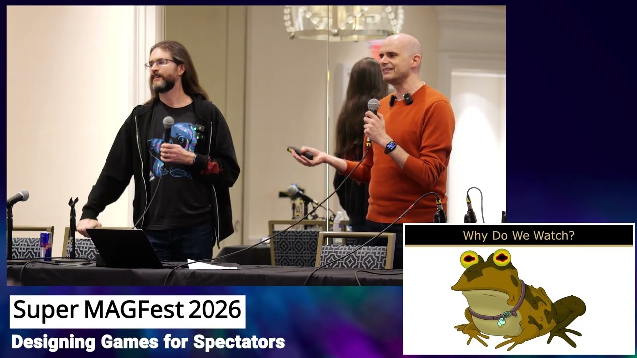 Designing for Spectators - Super MAGFest 2026 (full panel)