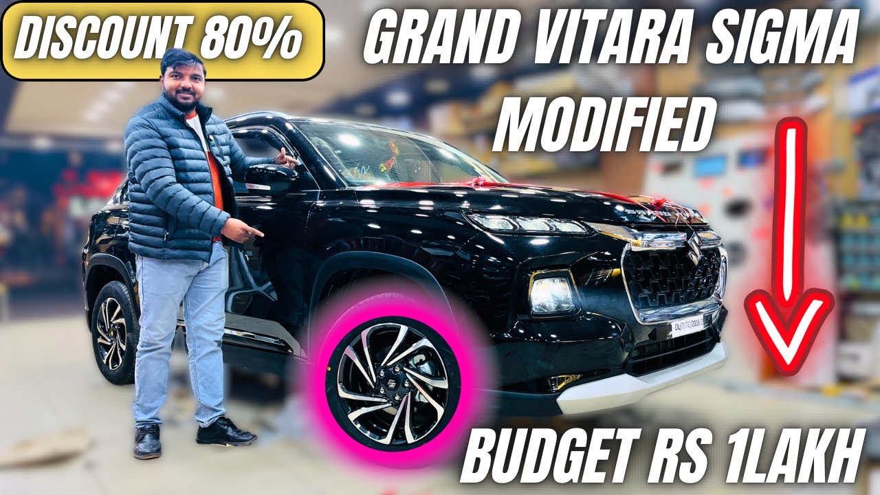 Grand Vitara 2025 Sigma Genuine Accessories With Price | Grand Vitara Sigma To Alpha Modified