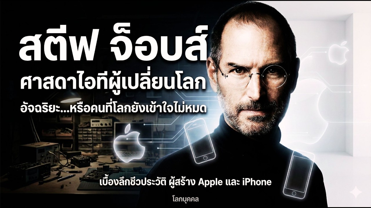สตีฟ จ็อบส์ : ศาสดาไอทีผู้เปลี่ยนโลก | เบื้องลึกชีวประวัติ อัจฉริยะผู้สร้าง Apple, iPhone