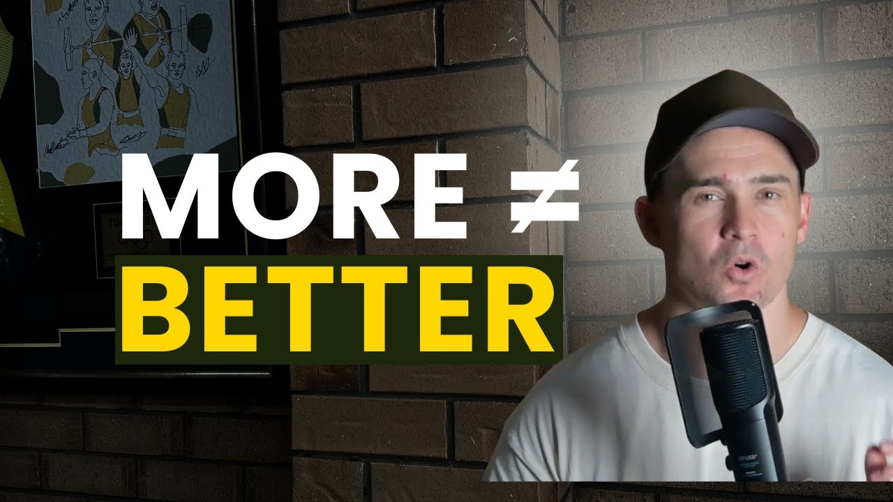 Why More Training Makes you Worse at Weightlifting