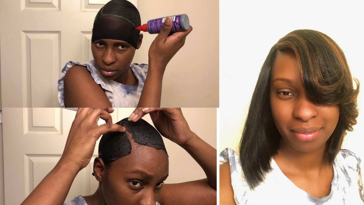 Bob QUICKWEAVE using INVISIBLE PART METHOD /Colored Quick Weave W/No hair Out