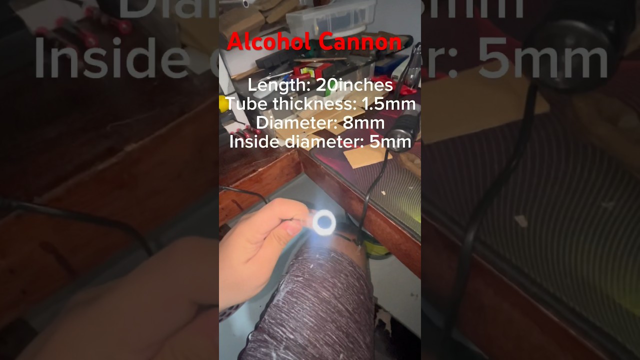 The Most Powerful Alcohol Cannon I&rsquo;ve ever made #warthunder #tank #diy #cardboard #shorts