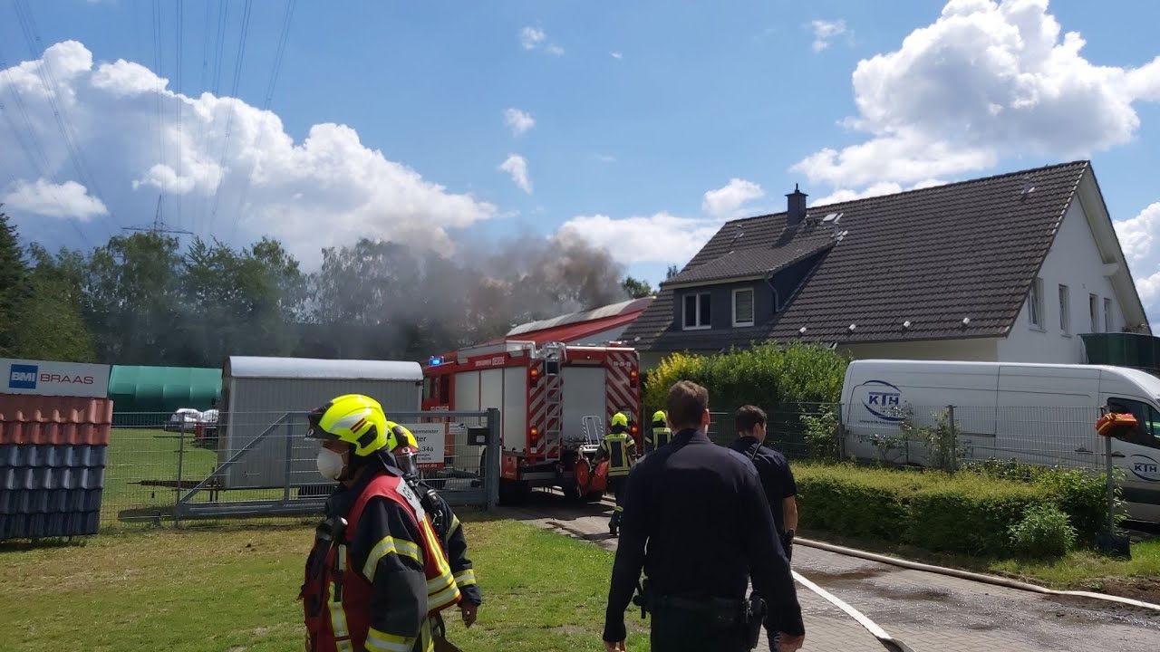 2020 07 11 Hasbergen Feuer Gewerbebetrieb NWM TV