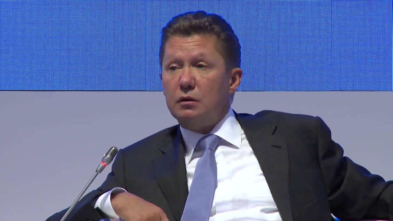 Выступление Алексея Миллера на Петербургском международном экономическом форуме