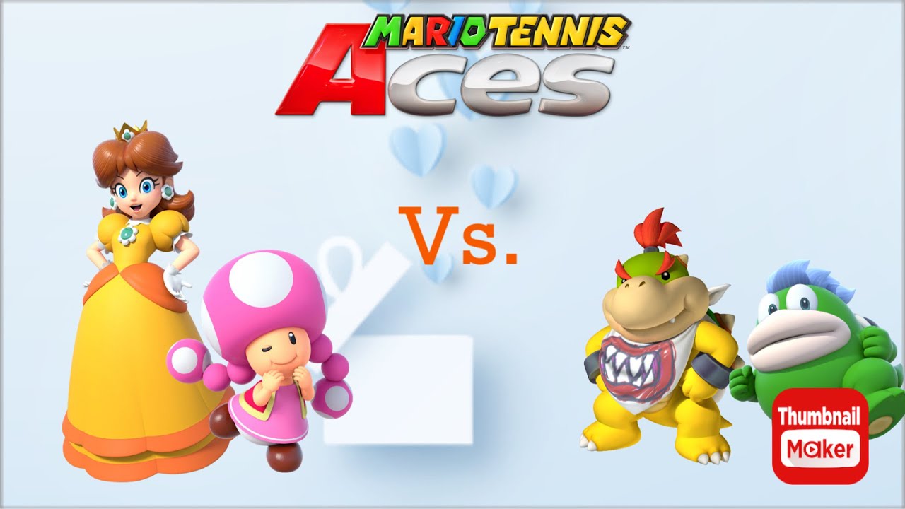 Mario Tennis Aces: Shopping Buddies vs. Small Smash Hitters