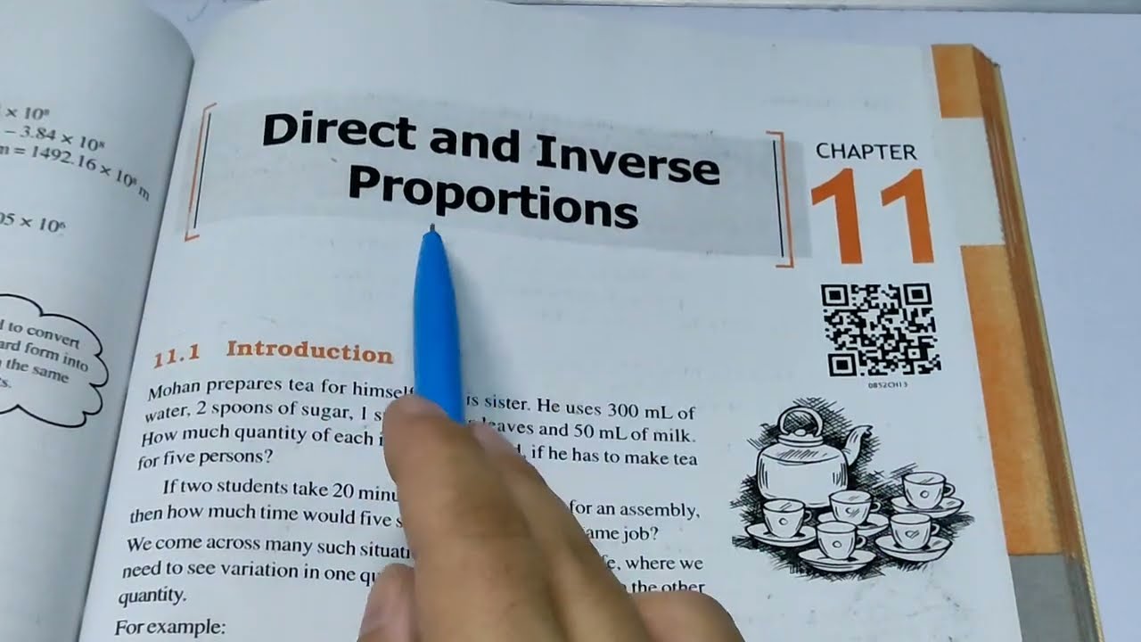 Chapter -11 Direct and Inver Properties Introduction || Class 8th Maths New Edition