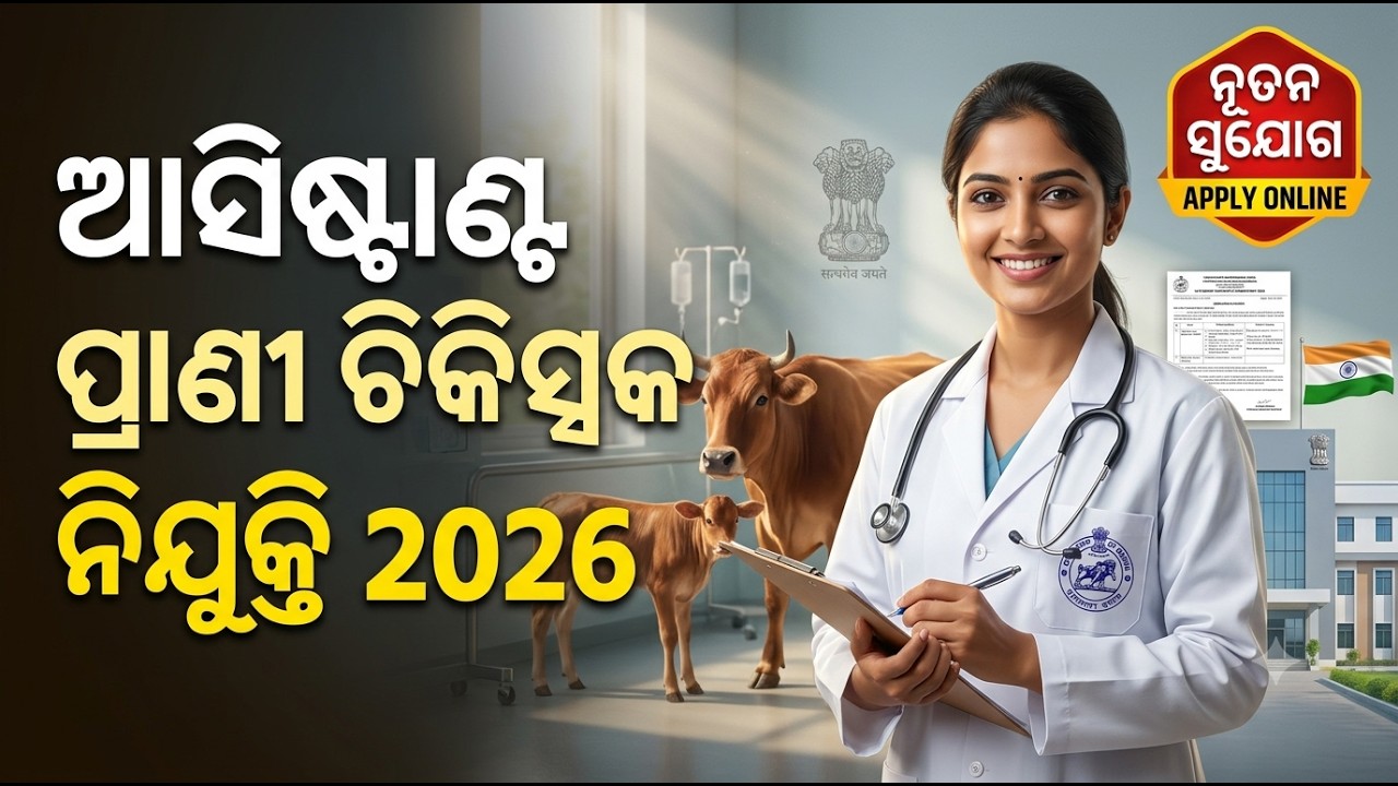 Veterinary Assistant Surgeon Recruitment 2026 | New Vacancy | Eligibility, Salary & Apply Online