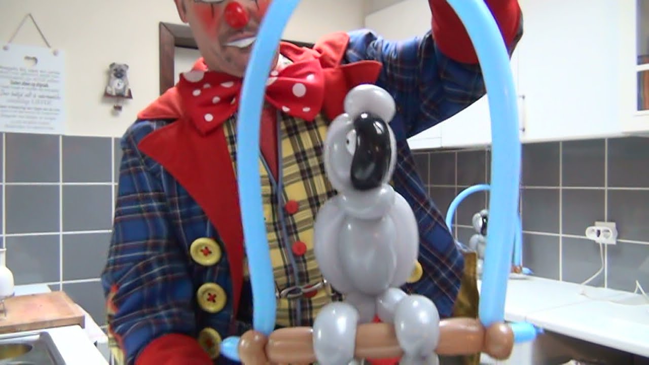 How to make a gray parrot balloon