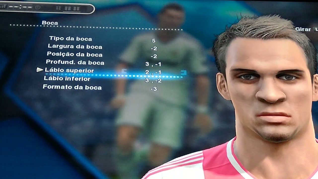 Face Antony (Ajax-Brasil) Pes 2013  Créditos Canal Francisco Matias Se escreve lá