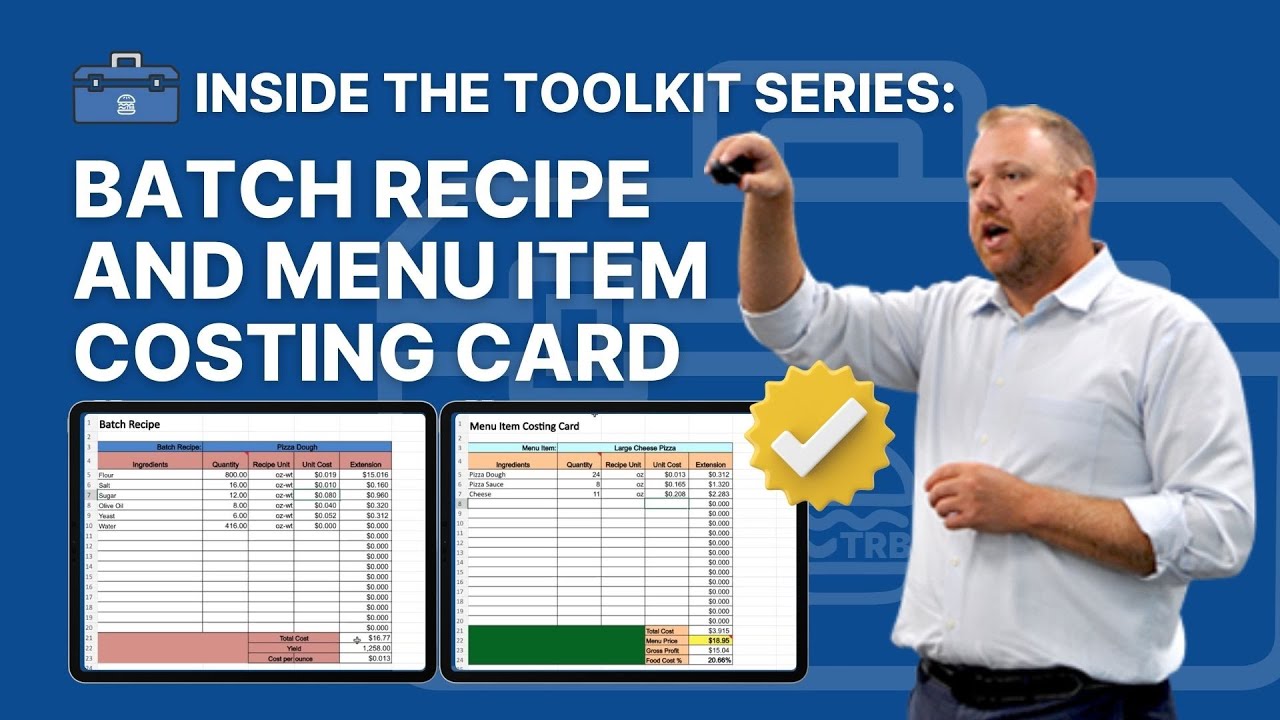 How to Use the Batch Recipe & Menu Costing Card: Ryan's TRB Restaurant Owners Toolkit Breakdown