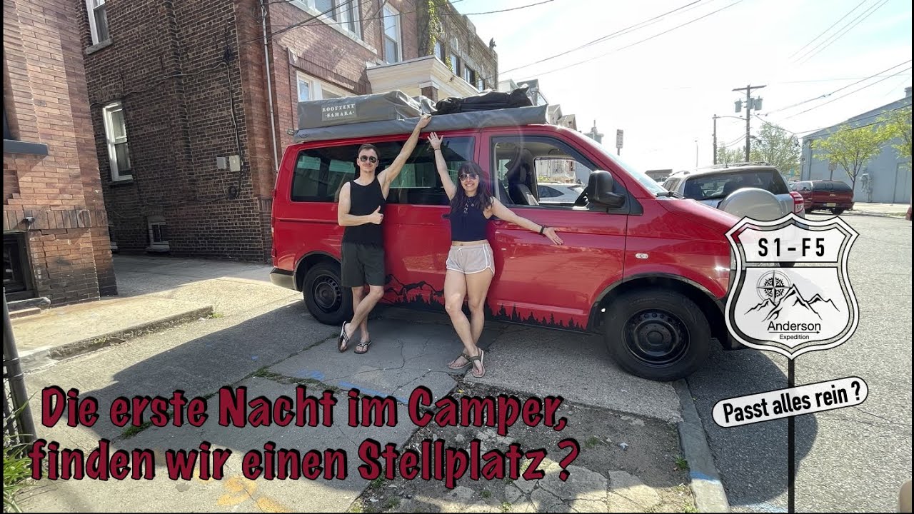 USA S1-F5: Die Erste Nacht im Camper 🇺🇸 & Stopp in Philadelphia