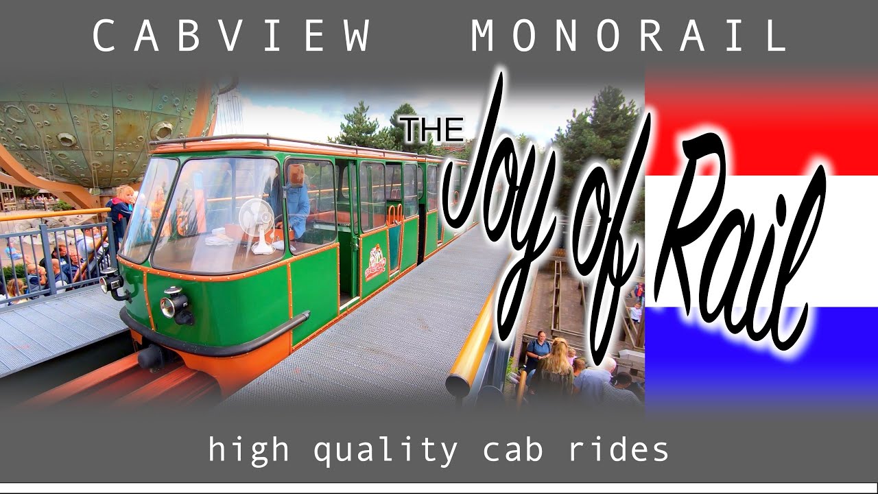 Monorail Slagharen CABVIEW HOLLAND [MONORAIL] Onride 1sep 2019